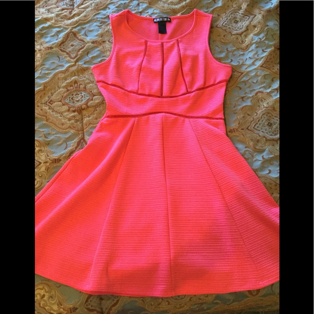 Paper Doll Coral Colored sundress